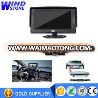 4.3 LCD Rear View Monitor License Plate Car Rear Backup Camera and Monitor Kit For Car,Universal Waterproof Rear-view