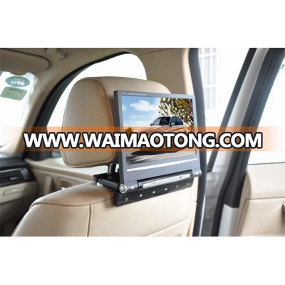 9 inch car headrest dvd player with wireless game for sale