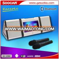 Touch screen Speaker Mics Battery Hard disk WiFi Bluetooth VOD All-in-one Karaoke Player